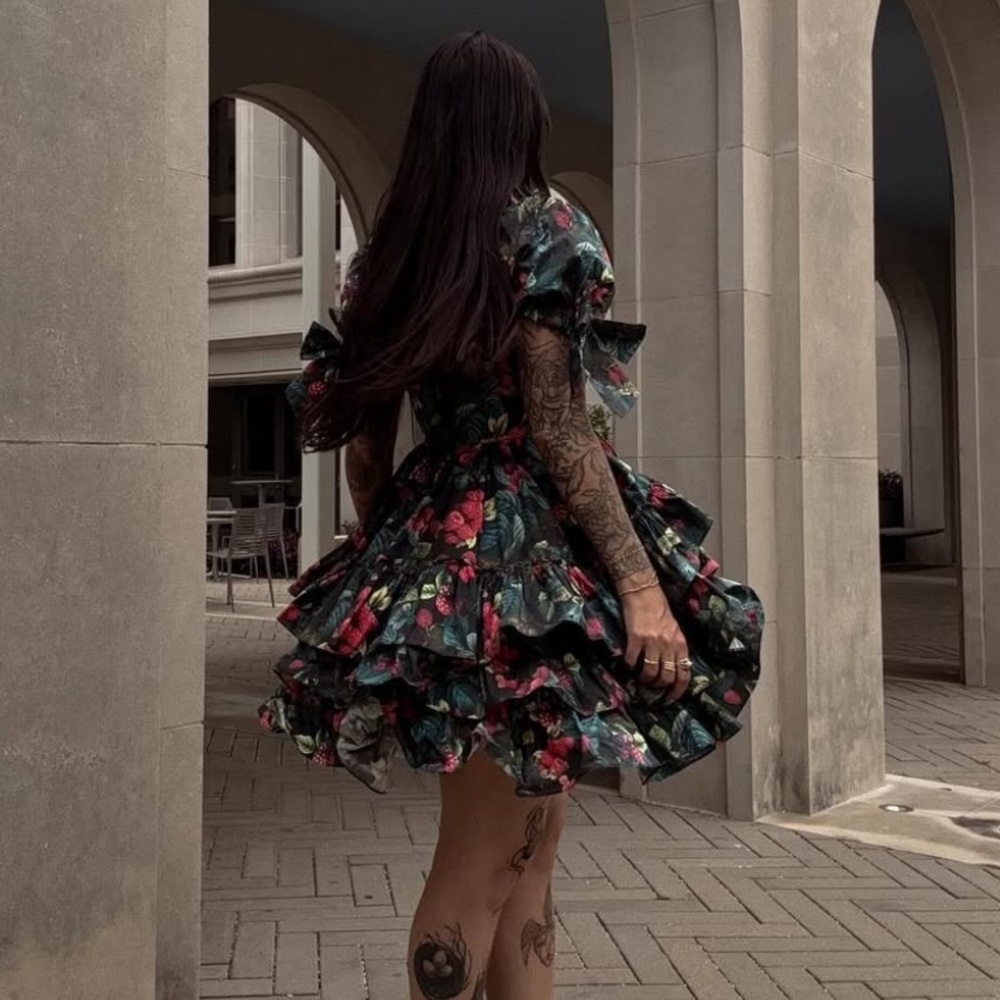 Fanciful Doll Raspberry Mini Liaisons Dress - Picture 5 of 5